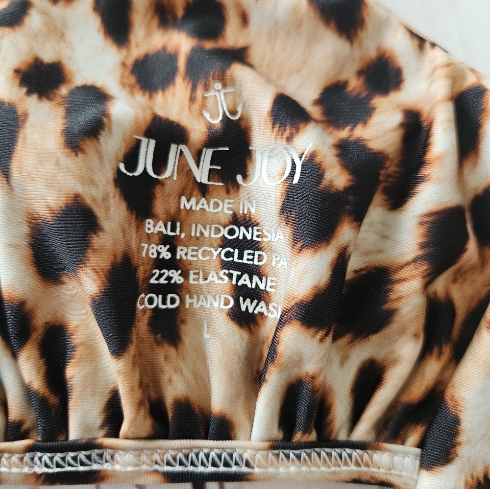 New June Joy Women's Feline Corquette Bikini Top Size Large - Picture 4 of 5